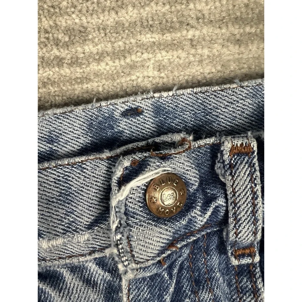 Lee‎ Riders Jeans Boys Size 12 Reg Blue Straight Vintage Denim Distressed
